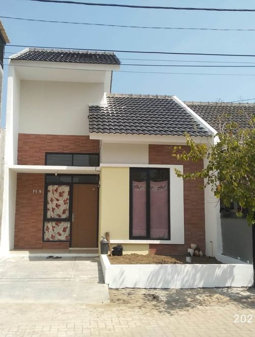 foto tampak rumah tipe 45 Landed perumahan Griya Pataruman Asri 2