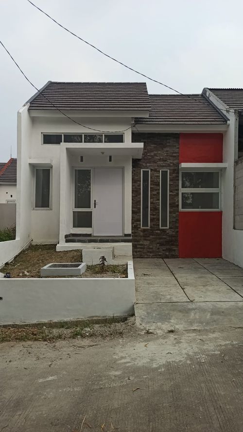 foto tampak rumah tipe ARES perumahan SENTOSA CITY
