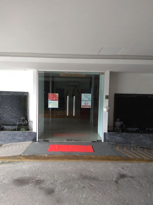 foto posisi tengah perumahan Mansyur Residences