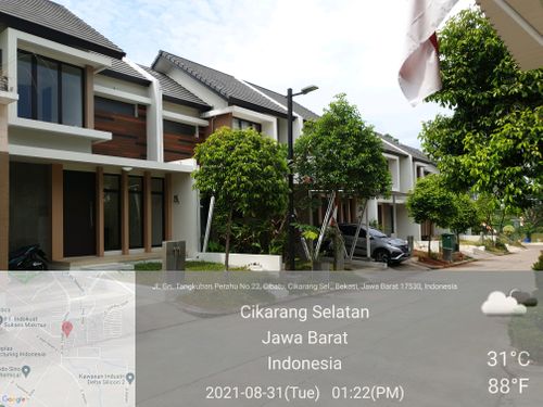 foto posisi tengah perumahan Cosmo Executive