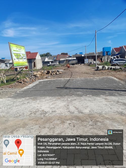 foto gerbang perumahan Griya Samhita Pesanggaran