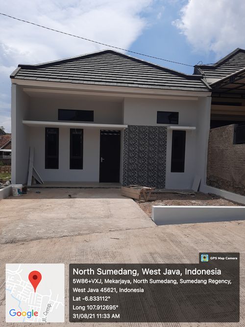 foto posisi tengah perumahan VILL GARDEN MEKARSARI TAHAP 2