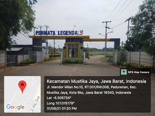 foto gerbang perumahan Permata Legenda 3