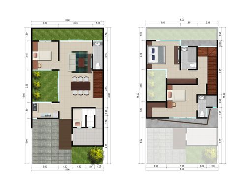 foto denah rumah tipe DS 1.5 perumahan Dian Istana