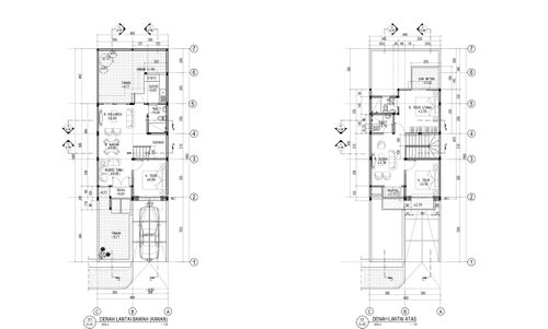 foto denah rumah tipe 100/120 perumahan Cherryfield