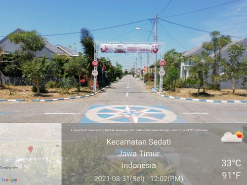 foto posisi tengah perumahan ROYAL PARK JUANDA