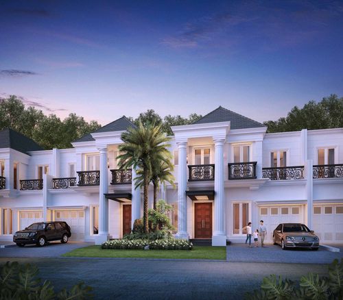 foto tampak rumah tipe Belmont perumahan CitraGran Cibubur - Danehill