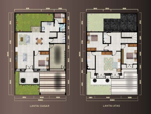 foto denah rumah tipe Belmont perumahan CitraGran Cibubur - Danehill