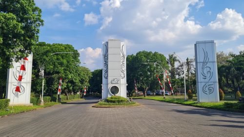 foto gerbang perumahan Graha Estetika