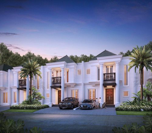 foto tampak rumah tipe Kielder perumahan CitraGran Cibubur - Danehill