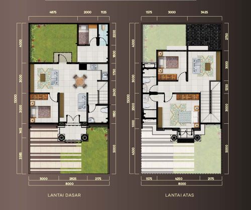 foto denah rumah tipe Kielder perumahan CitraGran Cibubur - Danehill