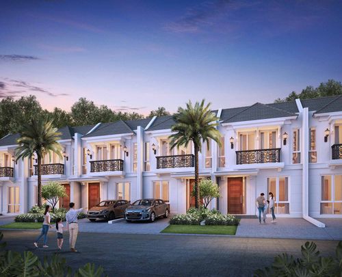 foto tampak rumah tipe Preston perumahan CitraGran Cibubur - Danehill