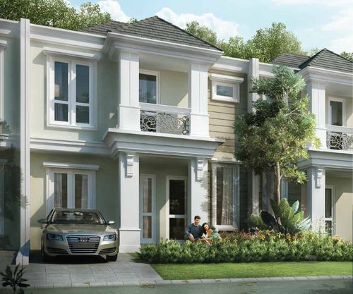 foto tampak rumah tipe Ballaine perumahan CitraGran Cibubur - Danehill