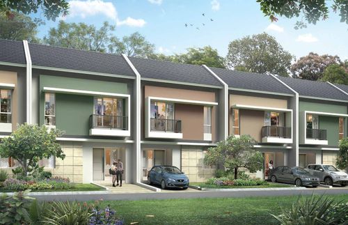 foto tampak rumah tipe B7 STANDAR perumahan SUMMARECON MUTIARA MAKASSAR CLUSTER BERYL