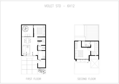 foto denah rumah tipe VIOLET STD-72 perumahan GRAND SUNRISE