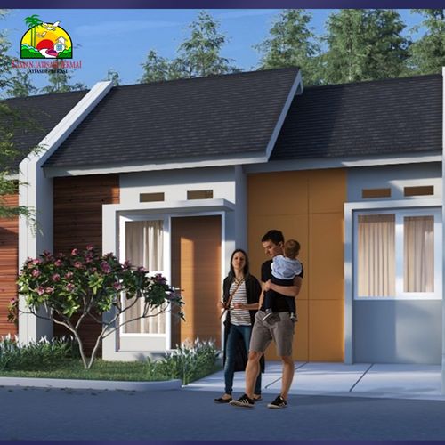 foto tampak rumah tipe 36/64 perumahan Grand Victoria 2