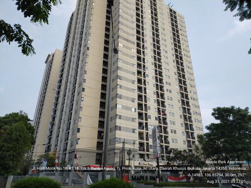 foto contoh rumah perumahan Apartemen Maple Park