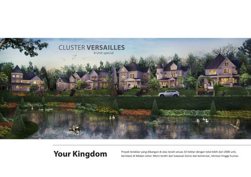 foto tampak rumah tipe VERSAILLES perumahan MEDAN RESORT CITY CLUSTER AMSTERDAM