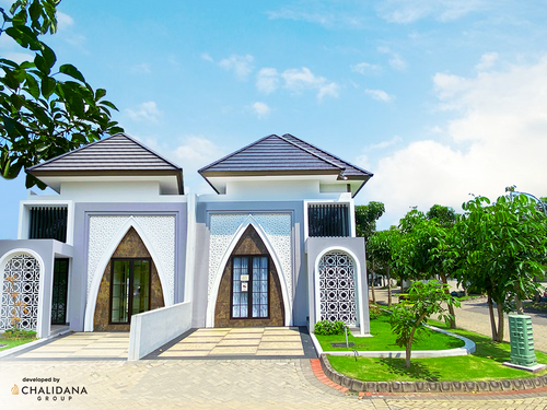 foto tampak rumah tipe AZMI perumahan SAFIRA GARDEN