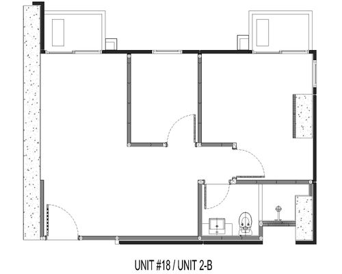foto denah rumah tipe Unit 2-B perumahan WEST VISTA RESIDENCE