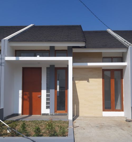 foto tampak rumah tipe 50 perumahan CIBIUK INDAH