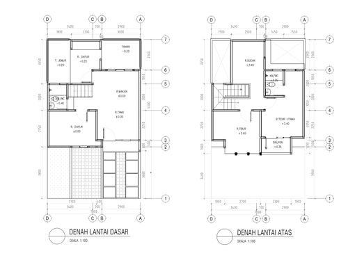 foto denah rumah tipe Biarritz perumahan Premier Estate 2