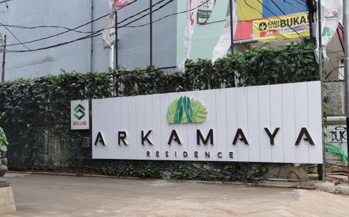 foto gerbang perumahan ARKAMAYA RESIDENCE