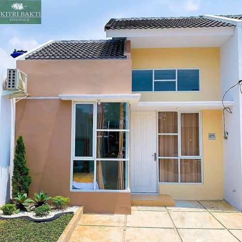 foto tampak rumah tipe 40/72 perumahan Kitri Bakti Residence