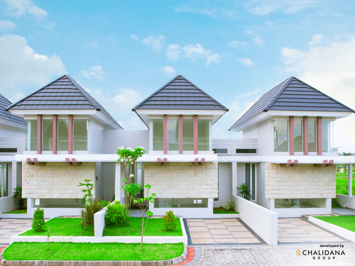 foto tampak rumah tipe VANDA perumahan SAFIRA GARDEN