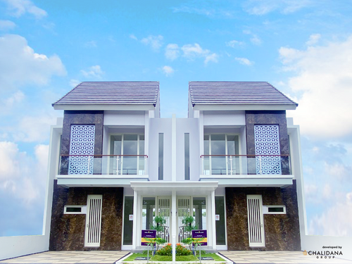 foto tampak rumah tipe EDELWEISS perumahan SAFIRA GARDEN