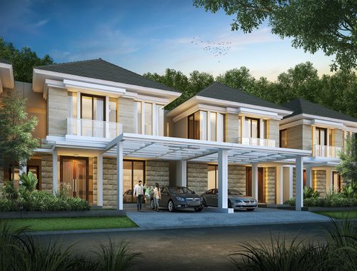 foto tampak rumah tipe 179/162 perumahan Pantai Mentari Hampton Regency