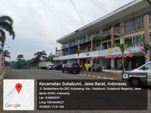 foto posisi tengah perumahan LAPALMA RESIDENCE