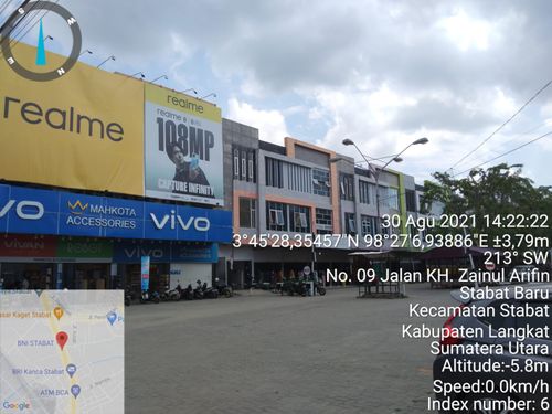 foto tampak rumah tipe B perumahan Stabat City