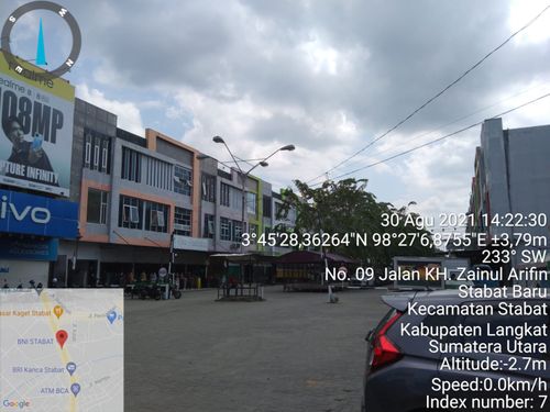 foto denah rumah tipe AA perumahan Stabat City