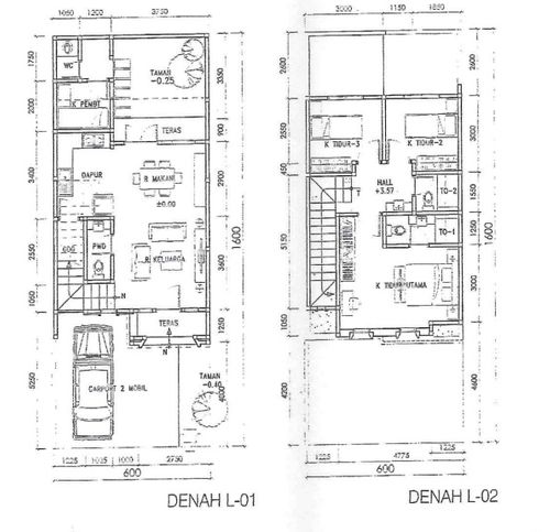 foto denah rumah tipe LAUREL perumahan Alam Sutera - SUTERA LEORA