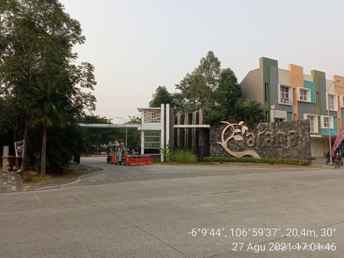 foto gerbang perumahan IX.3-03 RUKO ARANA KHI