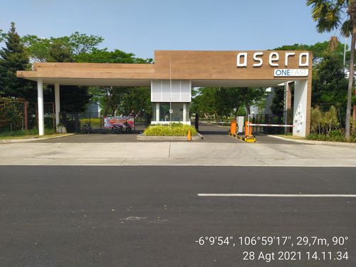 foto gerbang perumahan CLUSTER ASERA KHI