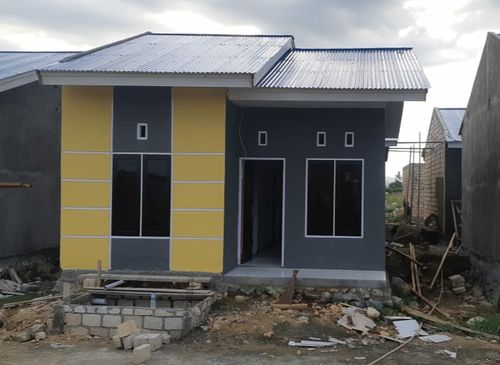 foto tampak rumah tipe 36/88 perumahan MEGAPURA KOYA RESIDENT 2