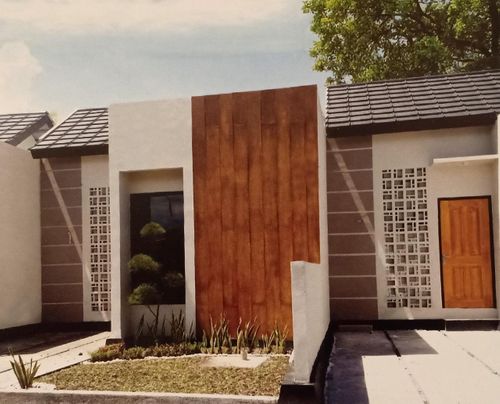 foto tampak rumah tipe 30/60 perumahan GAJAH MADA RESIDENCE