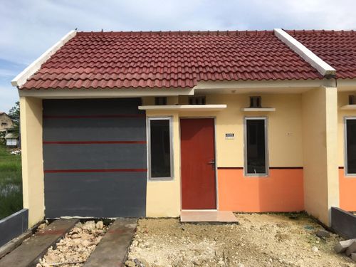 foto tampak rumah tipe 30 perumahan GRAHA MANGGISAN PERMAI