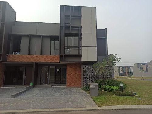 foto tampak rumah tipe FIORE perumahan Cluster Flavio, Suvarna Sutera