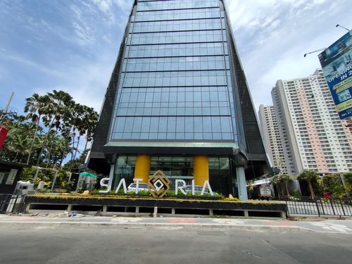foto posisi tengah perumahan Satoria Tower