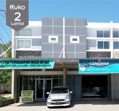 foto tampak rumah tipe 152 perumahan Desa Hijau