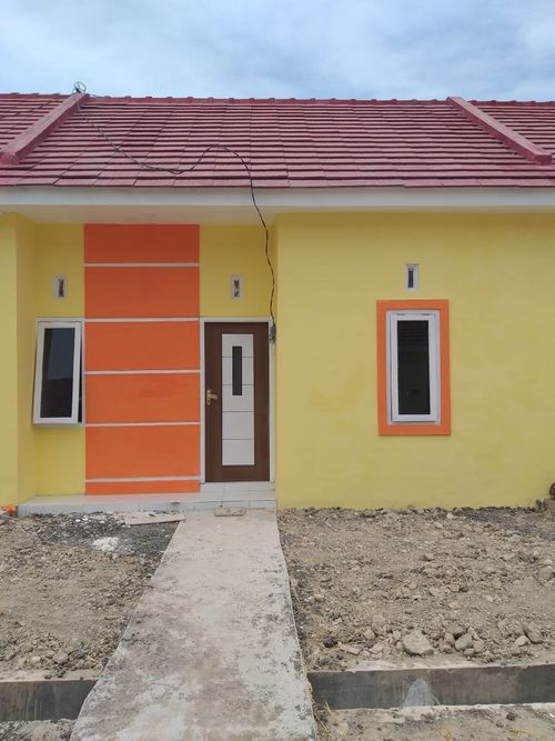 foto tampak rumah tipe 36/61 perumahan Puri Al-Husna