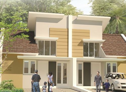 foto tampak rumah tipe 29/104 perumahan SENTRALAND PARADISE