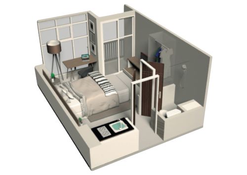 foto tampak rumah tipe Studio B perumahan Taman Melati Surabaya MERR