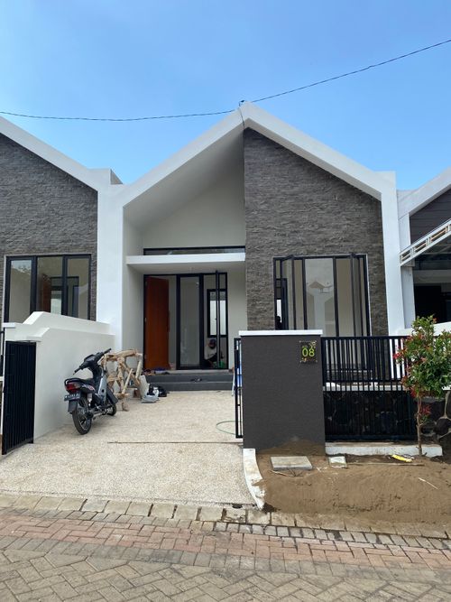 foto tampak rumah tipe 39/90 (AD8) perumahan Greenland at Tidar