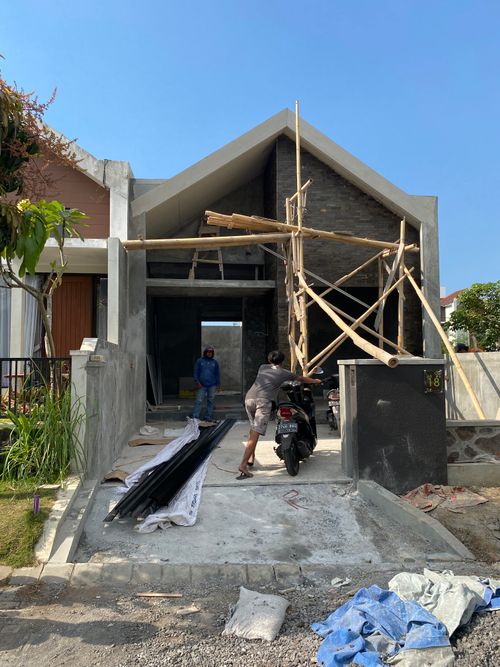 foto tampak rumah tipe 39/90 (AB18) perumahan Greenland at Tidar