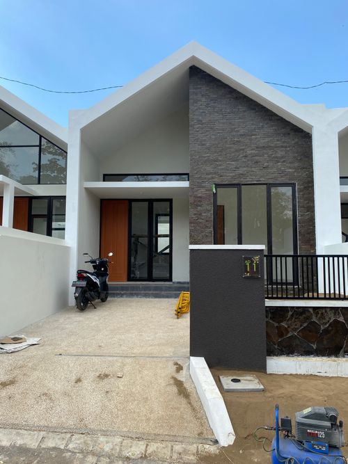 foto tampak rumah tipe 39/90 (AD11) perumahan Greenland at Tidar