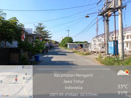 foto posisi tengah perumahan MARS REGENCY